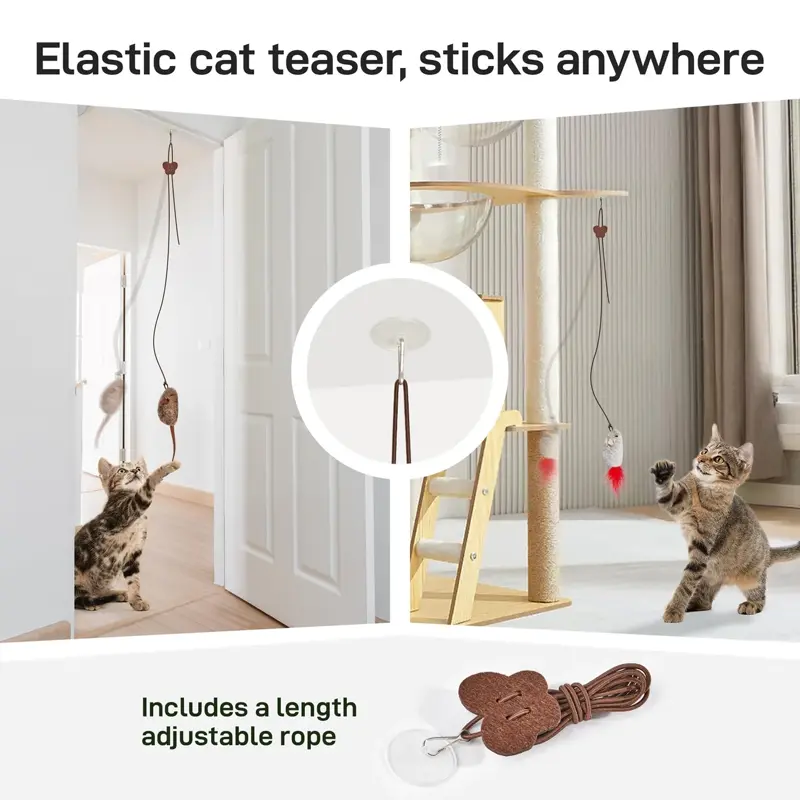 Jouets pour chats - Souris interactives avec son grinçant