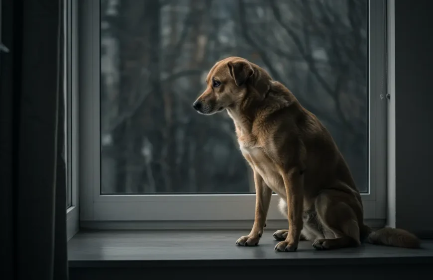 lonely dog