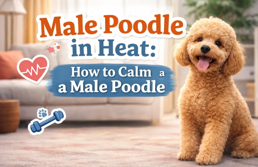 male Poodle in heat